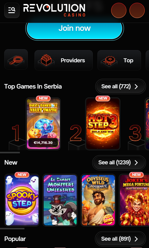 Revolution Casino